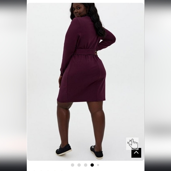 Nwts Torrid Mini French Terry Shift Dress M/L 10 - Picture 11 of 11